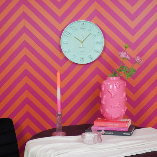 204191 B Mintgroene Muurdecoratie