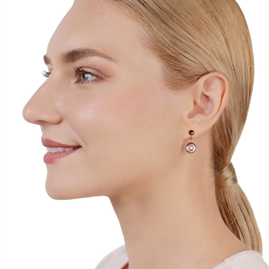 KONPLOTT® - DONUTISSIMA Ohrstecker baumelnd, braun