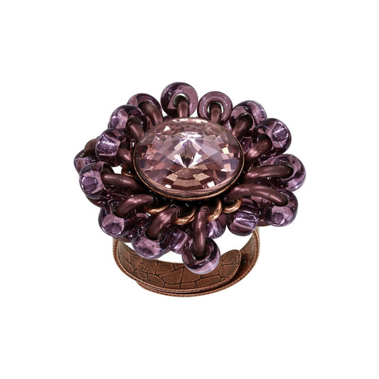 KONPLOTT® - BEACH CLUB Ring, brown/pink