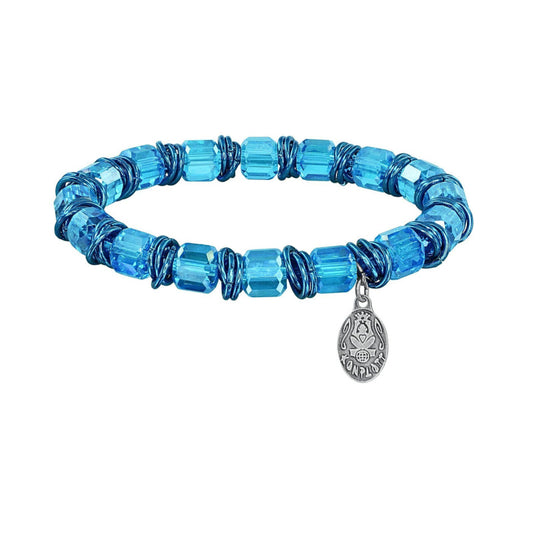 KONPLOTT® - FESTIVAL Armband elastisch, blue