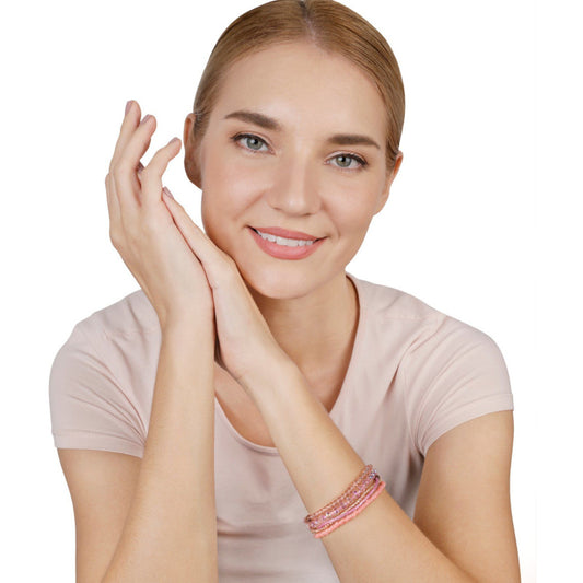 KONPLOTT® - Petit Glamour d´Afrique, Armband-Set, light rosé