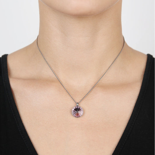 KONPLOTT® - RIVOLI Halskette mit Anhänger, flieder