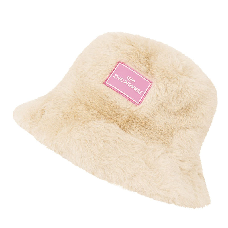 ZWILLINGSHERZ Mütze Bucket Hat "Plüsch & Furry"