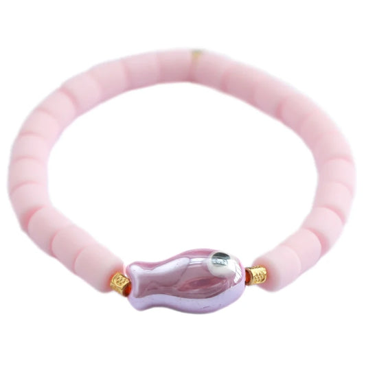 Armband Colorful Fish Rosa 1