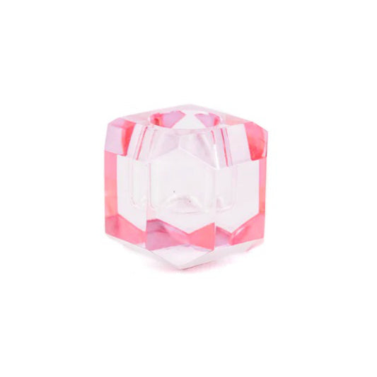 Hv Crystal Candleholder Pink Sku202839