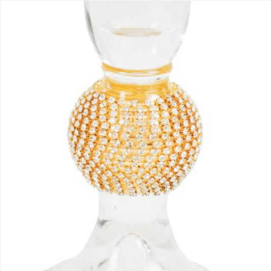 Hv Glas Candelholder Gold Sku202464 A