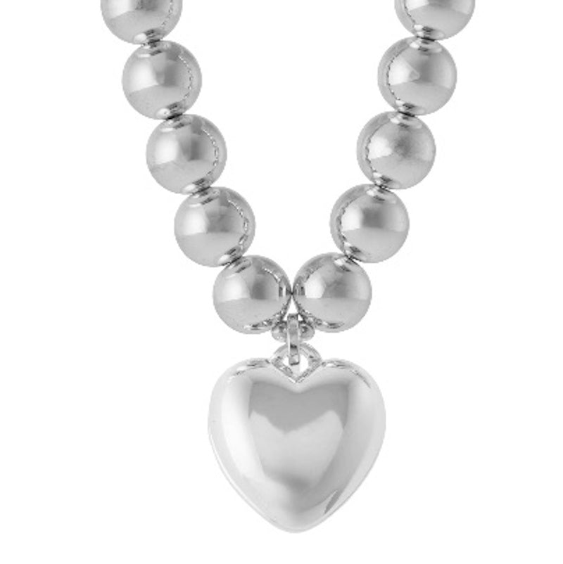 Halskette Big Heart Silber 2