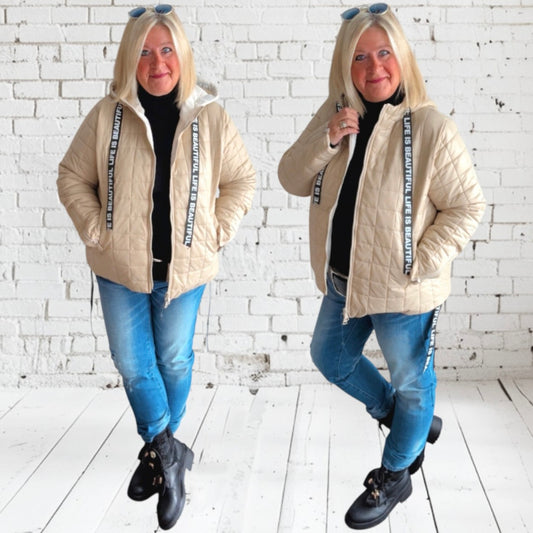 Steppjacke "BEAUTIFUL", beige