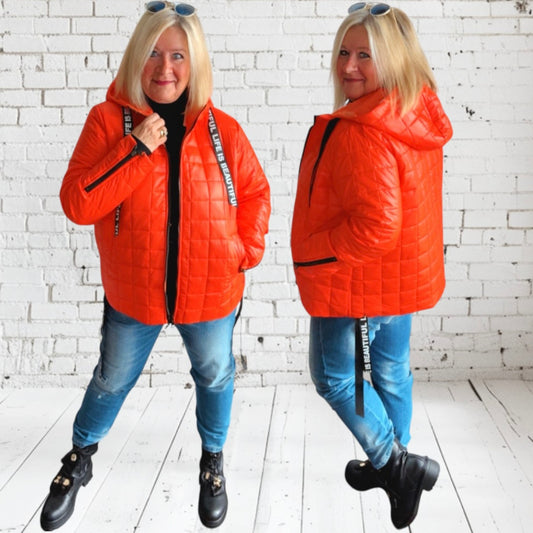 Steppjacke "BEAUTIFUL", neonorange