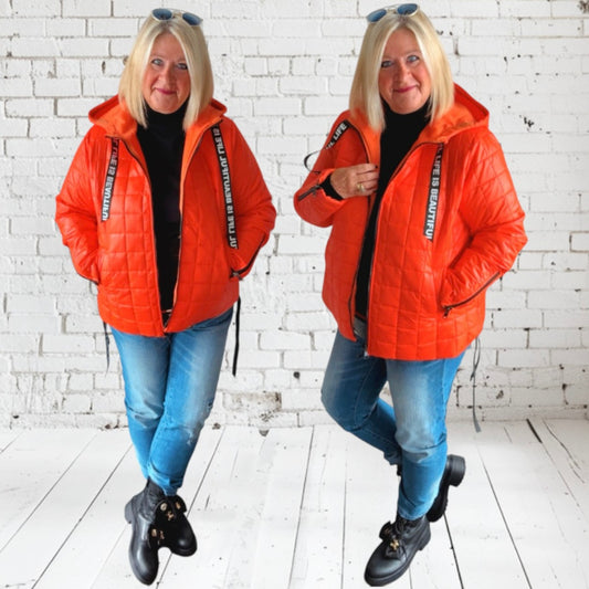 Steppjacke "BEAUTIFUL", neonorange