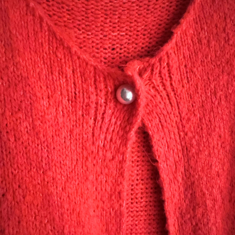 lange Strickjacke "FLIRTY", orange