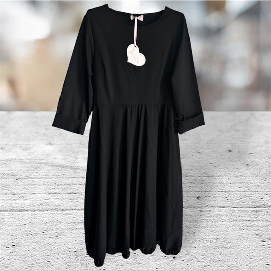 ESVIVID Ballonkleid, schwarz