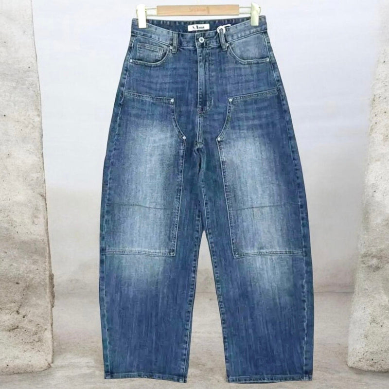 SEXY WOMAN Jeans "WORKER STYLE" mit Barrel-Bein