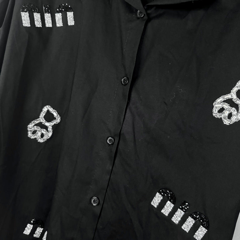 Popeline Bluse "APART" in 2 Farben