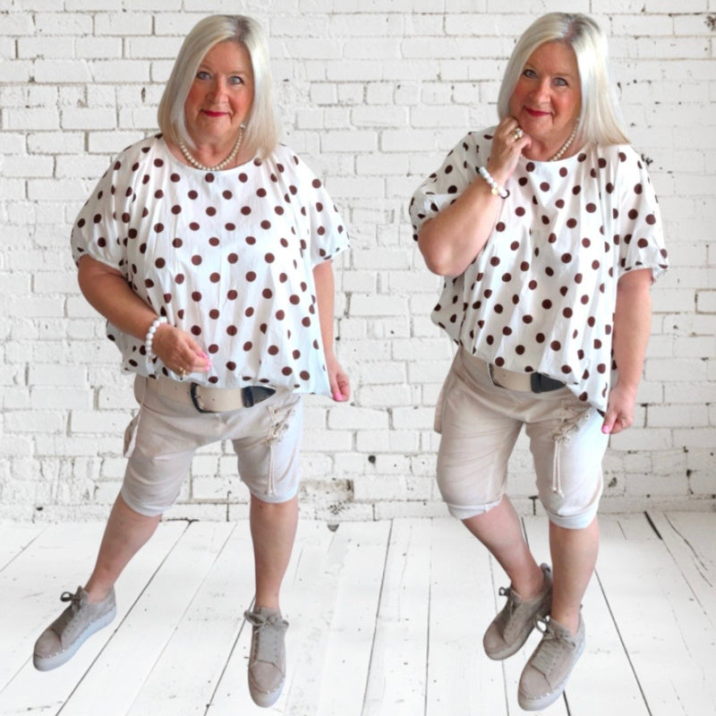 Baggy Bermuda Shorts "LACING"