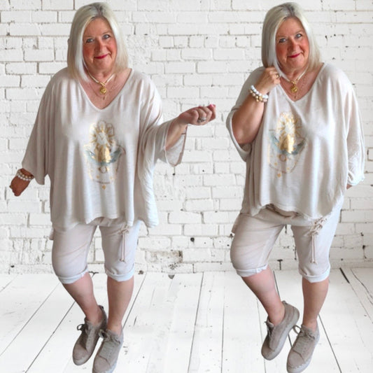 Baggy Bermuda Shorts "LACING"