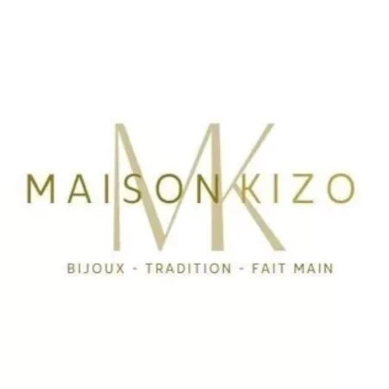 Maison KIZO - Armreif Büffelhorn, schoko/gold