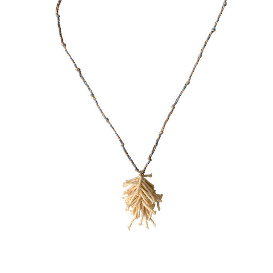 Necklace Flo Bamboo Beige