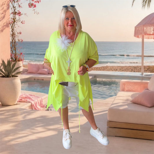 Tunika "SUMMER GLAM", neongelb