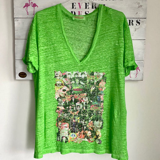 Shirt Dubai Stampa Grün