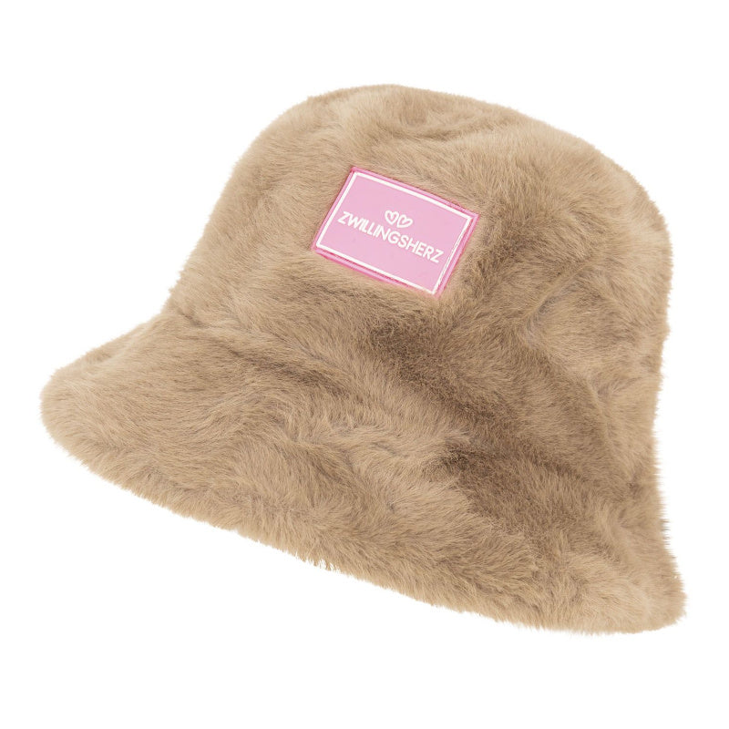 ZWILLINGSHERZ Mütze Bucket Hat "Plüsch & Furry"