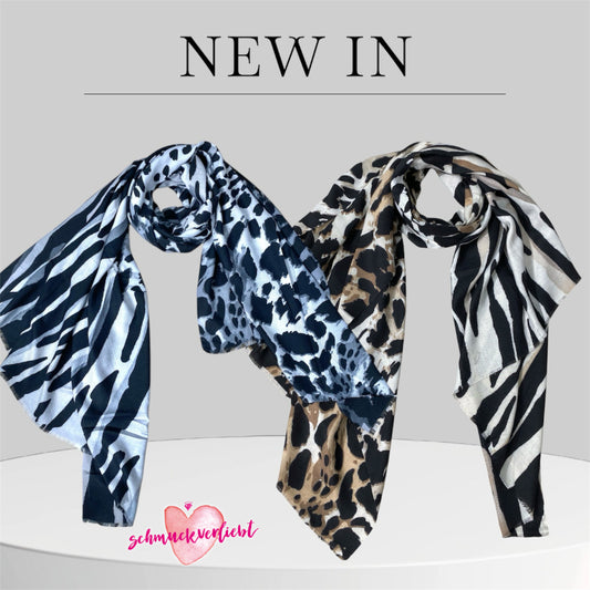 Viskose Schal "ANIMAL", in 2 Farben