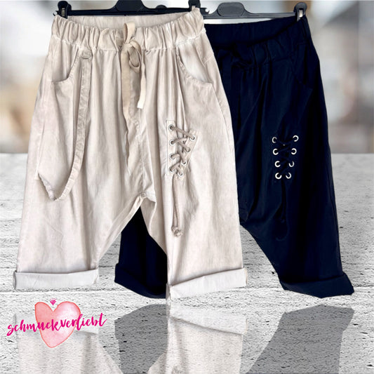 Baggy Bermuda Shorts "LACING"