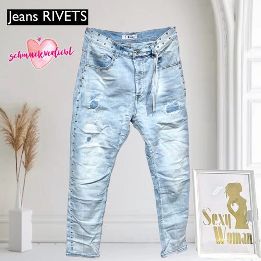 SEXY WOMAN Jeans "RIVETS" mit Nieten