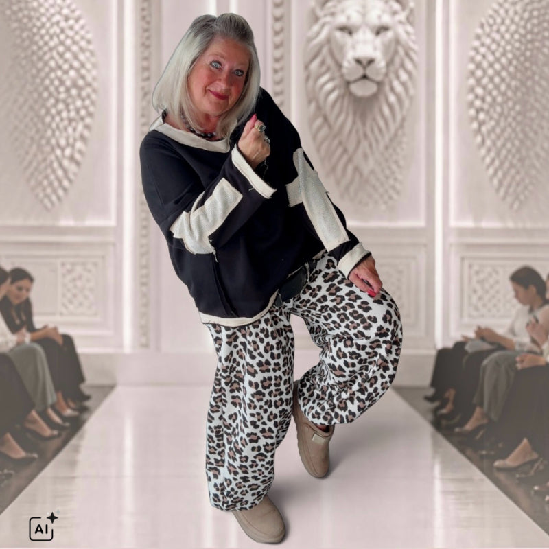 Pumphose "ALADIN", LEO-beige