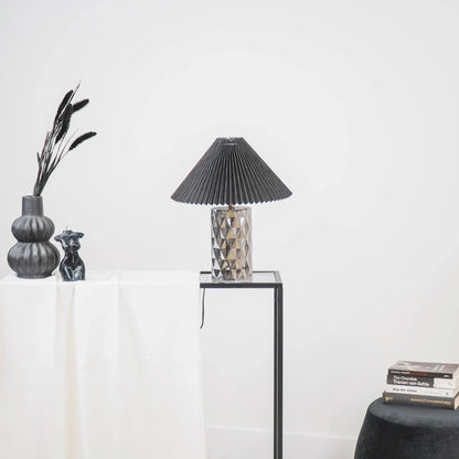 203461 A Lamp Met Smokey Glas Voet