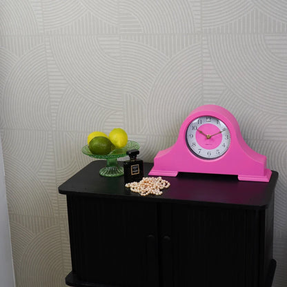 204182 1 Roze Kast Klok