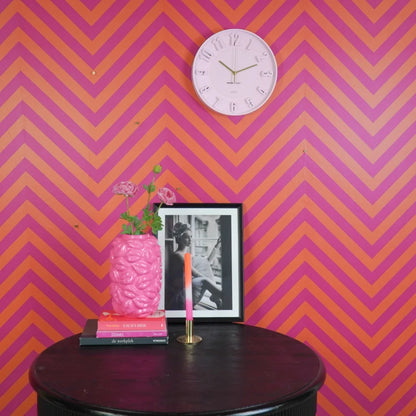 204190 D Modrne Klok Lichtroze