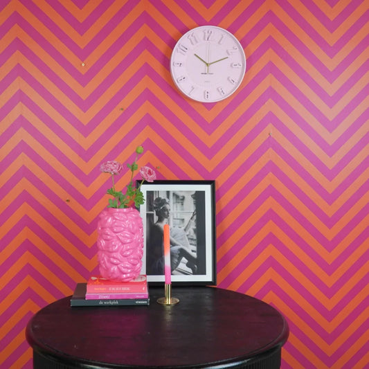 204190 D Modrne Klok Lichtroze