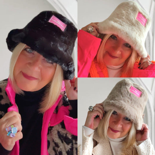 ZWILLINGSHERZ Bucket Hat "Plüsch & Furry"