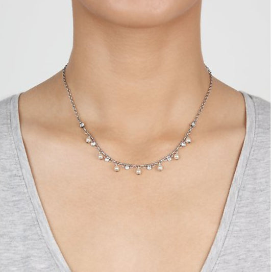 KONPLOTT® - PEARL SHADOW Halskette, weiß