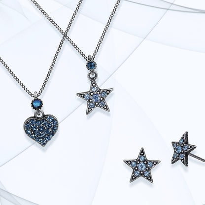 KONPLOTT® - SOFT TEMPTATIONS Ohrstecker baumelnd, blue