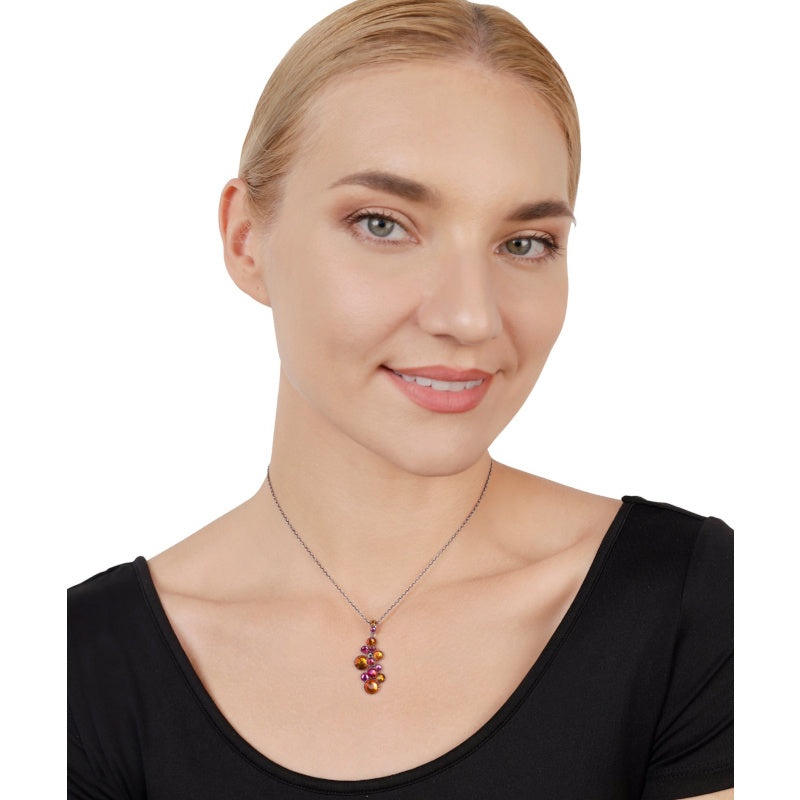 KONPLOTT® - WATER CASCADE Kette mit Anhänger, coralline