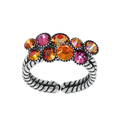 KONPLOTT® - WATER CASCADE Ring, coralline