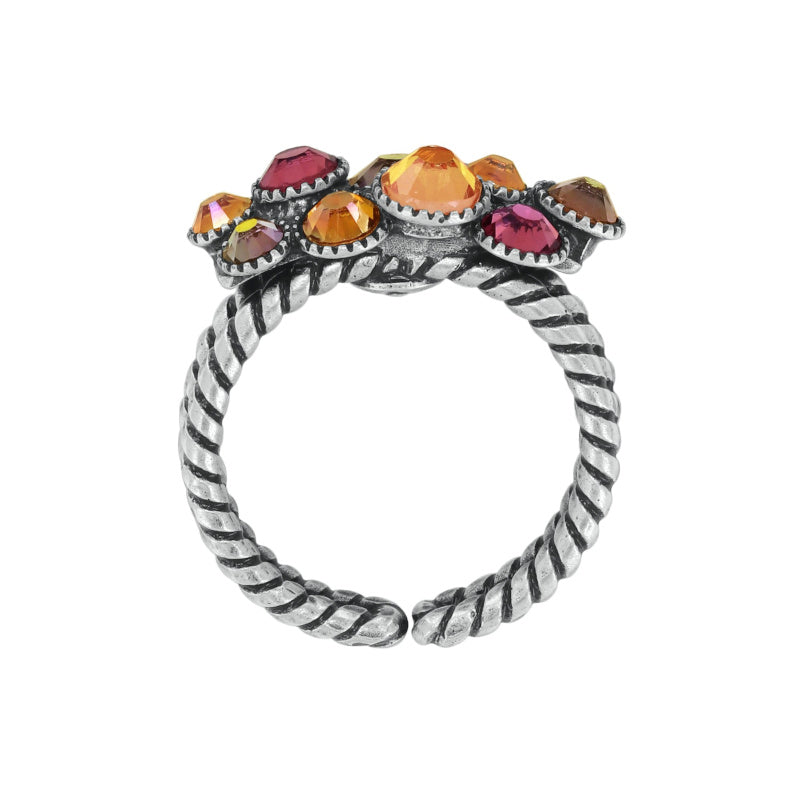 KONPLOTT® - WATER CASCADE Ring, coralline
