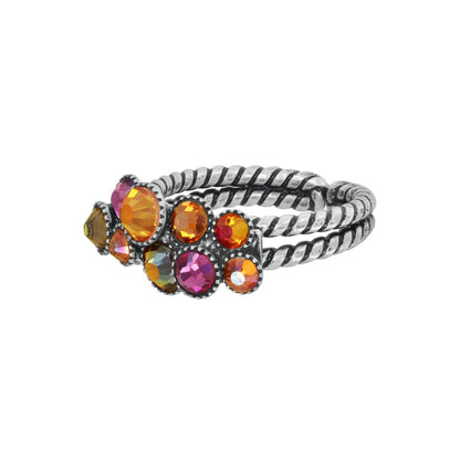 KONPLOTT® - WATER CASCADE Ring, coralline