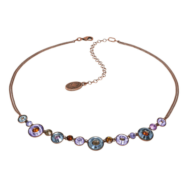 KONPLOTT® - DONUTISSIMA Halskette/Collier, braun/lila