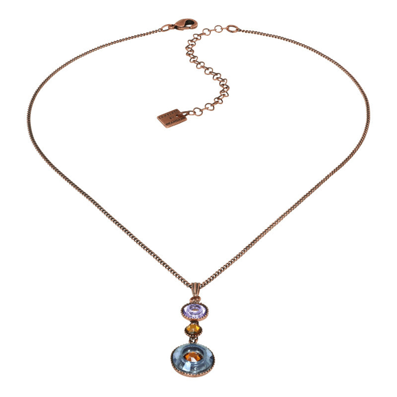 KONPLOTT® - DONUTISSIMA Halskette mit Anhänger, braun/lila