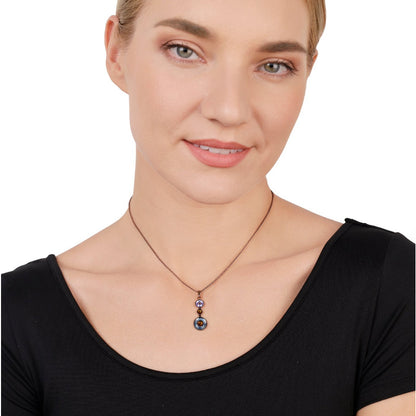 KONPLOTT® - DONUTISSIMA Halskette mit Anhänger, braun/lila