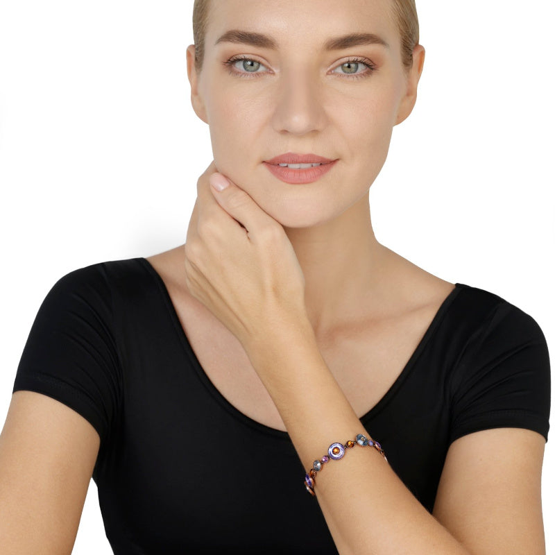 KONPLOTT® - DONUTISSIMA Armband small, braun/lila