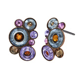 KONPLOTT® - DONUTISSIMA Ohrstecker, braun/lila