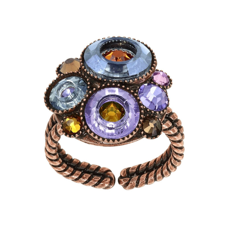 KONPLOTT® - DONUTISSIMA Ring, brown/lila