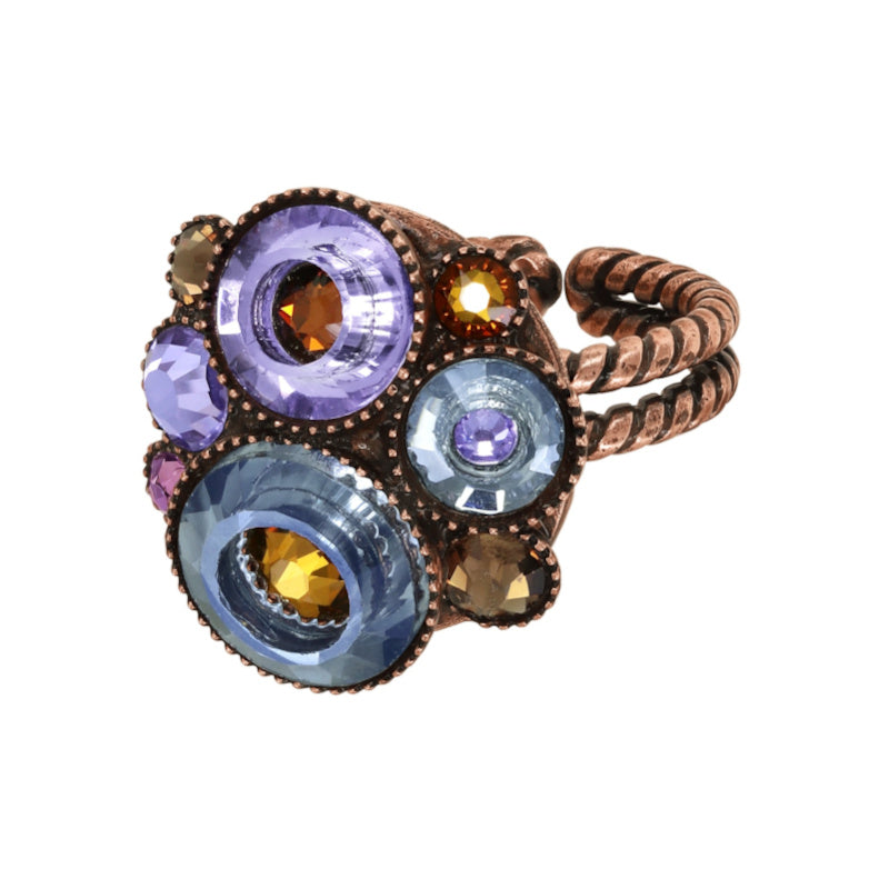 KONPLOTT® - DONUTISSIMA Ring, brown/lila