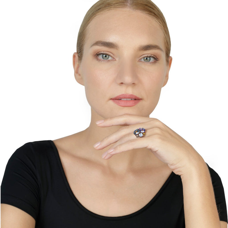 KONPLOTT® - DONUTISSIMA Ring, brown/lila