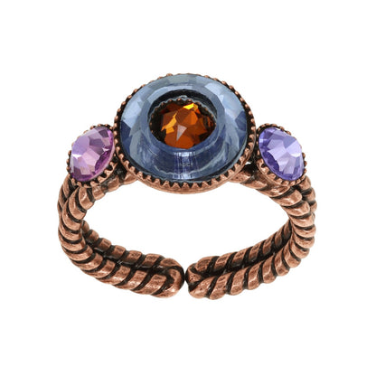 KONPLOTT® - DONUTISSIMA Ring, brown/lila