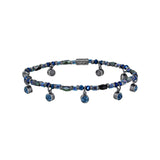 KONPLOTT® - SOFT TEMPTATIONS Armband elastisch, black/blue